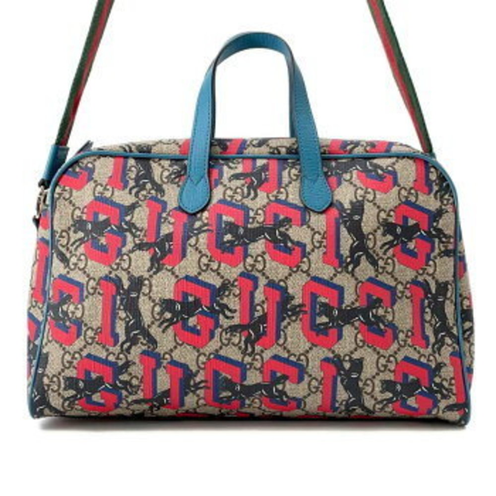 Gucci Handbag GG Supreme Wolf Shoulder Bag